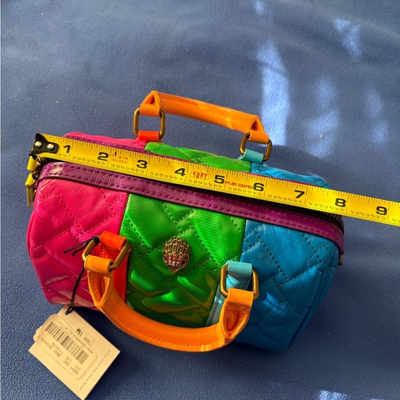 HTF (Hard To Find) NWT (attached) Kurt Geiger Multicolor Quilted Women's Bag - Picture 7 of 8